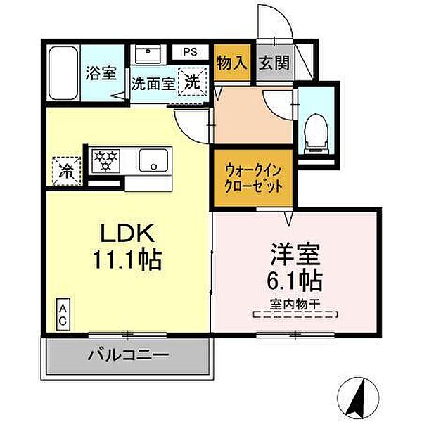 ブランポルテ 101｜神奈川県小田原市久野(賃貸アパート1LDK・1階・42.33㎡)の写真 その1