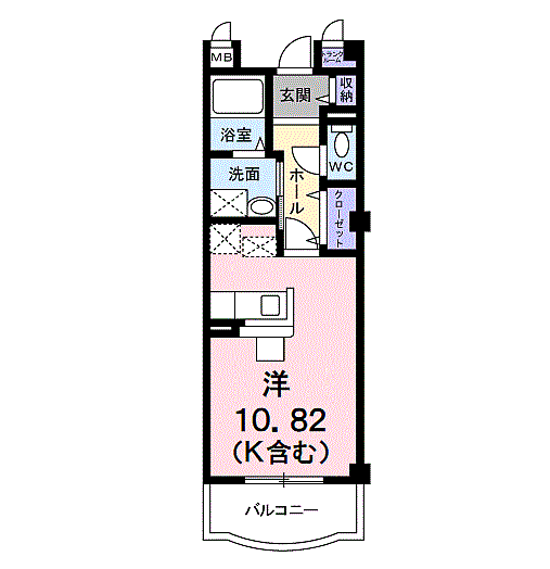 ヴェルグ広貴 101｜神奈川県小田原市清水新田(賃貸マンション1R・1階・31.01㎡)の写真 その2