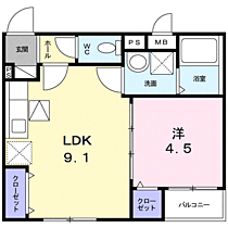 イリーデ　2 102 ｜ 神奈川県小田原市曽比2197-4（賃貸アパート1LDK・1階・35.49㎡） その2