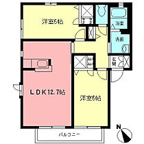 カモチカハイツII 101 ｜ 神奈川県秦野市曽屋3591-1（賃貸アパート2LDK・1階・59.00㎡） その2