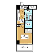 ドゥナーレ辻町  ｜ 愛知県名古屋市北区辻町２丁目（賃貸マンション1K・6階・25.20㎡） その2