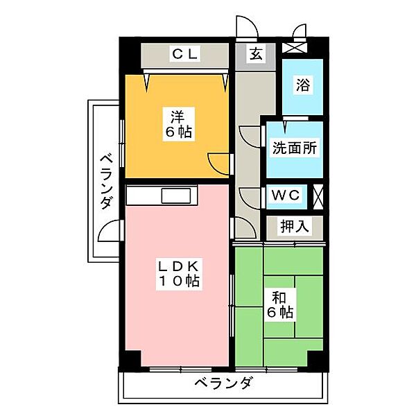 ＡＶＥＮＵＥやなぎはら ｜愛知県名古屋市北区柳原１丁目(賃貸マンション2LDK・2階・50.00㎡)の写真 その2