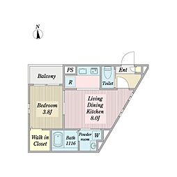 間取図画像 1LDK