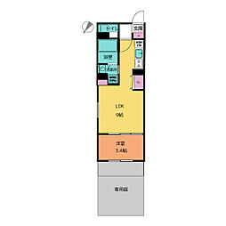 間取図画像 1LDK