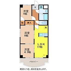 物件の間取り