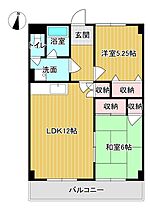 フェリス・一の宮 703 ｜ 山口県下関市一の宮町３丁目（賃貸マンション2LDK・7階・51.03㎡） その2