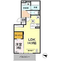 サン・フローラ 103 ｜ 山口県下関市一の宮町２丁目（賃貸アパート1LDK・1階・44.38㎡） その2