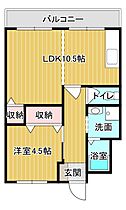 第一金家ビル 403 ｜ 山口県下関市上田中町１丁目（賃貸マンション1LDK・4階・42.00㎡） その2