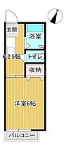 パークハイツB棟 102 ｜ 山口県下関市小月公園町（賃貸アパート1K・1階・20.46㎡） その2