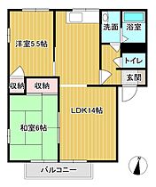 ハイツグリーンピアA棟 103 ｜ 山口県下関市一の宮町２丁目（賃貸アパート2LDK・1階・54.81㎡） その2