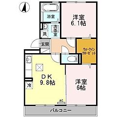 物件の間取り