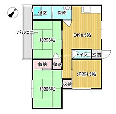 物件の間取り