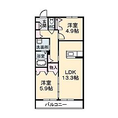 物件の間取り