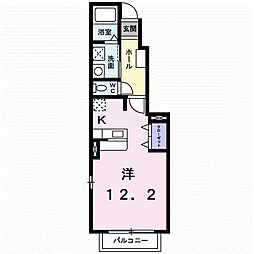 S&Aスクエア ワンルームの間取図画像