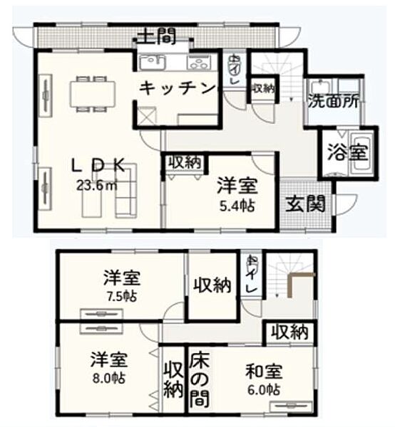 間取りを拡大表示