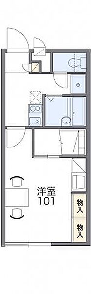 レオパレス加納院吉田 207｜茨城県取手市吉田(賃貸アパート1K・2階・23.18㎡)の写真 その2