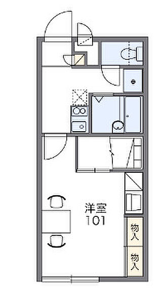 レオパレスエクセレント 201｜茨城県つくば市高見原1丁目(賃貸アパート1K・2階・23.18㎡)の写真 その2