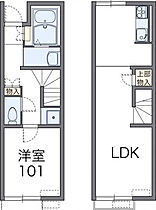 レオネクストイレブン 107 ｜ 茨城県筑西市下川島989-7（賃貸アパート1LDK・1階・46.94㎡） その2