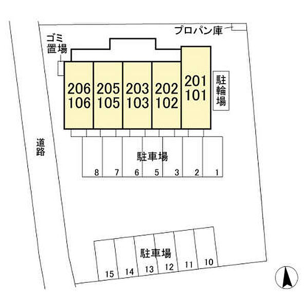 コスモス薬師 205｜茨城県筑西市甲(賃貸アパート1K・2階・30.03㎡)の写真 その24