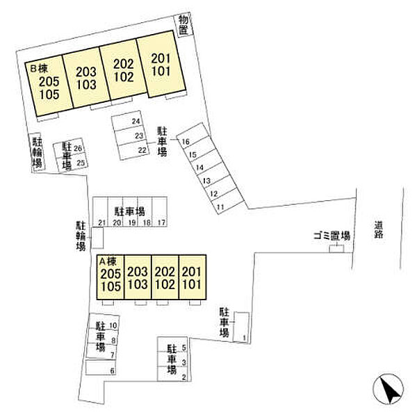 セントラル住吉 Ａ 205｜茨城県猿島郡境町住吉町(賃貸アパート1LDK・2階・36.52㎡)の写真 その20