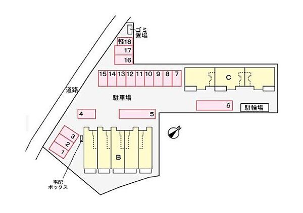 ウィステリア　Ｂ 102｜茨城県取手市米ノ井(賃貸アパート1LDK・1階・34.06㎡)の写真 その21