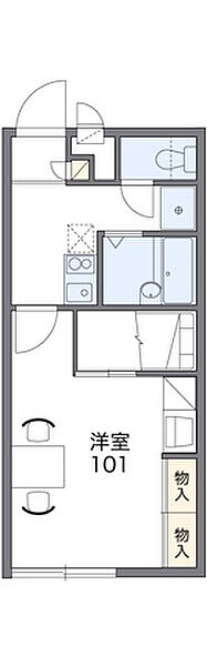 レオパレス光真 108｜茨城県つくば市稲荷前(賃貸アパート1K・1階・23.18㎡)の写真 その2