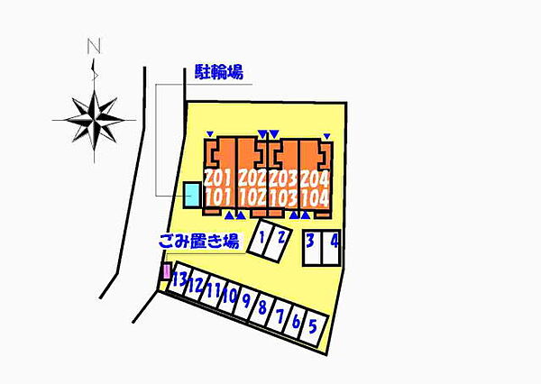 アムール 103｜茨城県常総市内守谷町きぬの里2丁目(賃貸アパート1LDK・1階・40.06㎡)の写真 その15