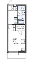 レオパレスイーストビレッジ2 102 ｜ 茨城県つくば市小野川15-7（賃貸マンション1K・1階・26.08㎡） その2