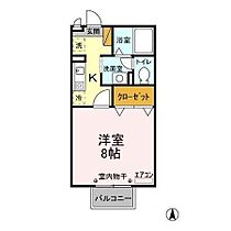 エスポワール 206 ｜ 千葉県野田市山崎貝塚町（賃貸アパート1K・2階・26.93㎡） その2