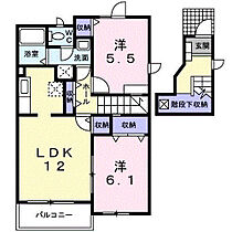 メイプルタウン弐番館 201 ｜ 茨城県守谷市松前台4丁目3-11（賃貸アパート2LDK・2階・61.68㎡） その2