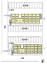 パークヒル櫻山 II 303 ｜ 茨城県つくば市春日4丁目（賃貸アパート1K・3階・30.03㎡） その3