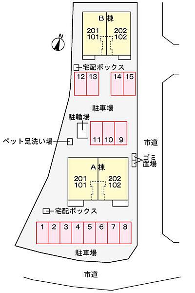 サウス　ヒルズ　Ａ 202｜茨城県石岡市南台2丁目(賃貸アパート3LDK・2階・63.66㎡)の写真 その21