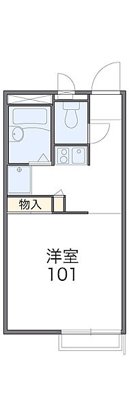 レオパレスウィステリア 105｜茨城県牛久市南2丁目(賃貸アパート1K・1階・20.28㎡)の写真 その2