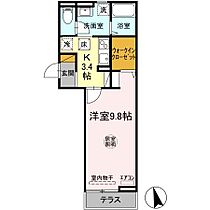 グランセレスタA 105 ｜ 茨城県土浦市桜町1丁目3-3（賃貸アパート1K・1階・33.88㎡） その2