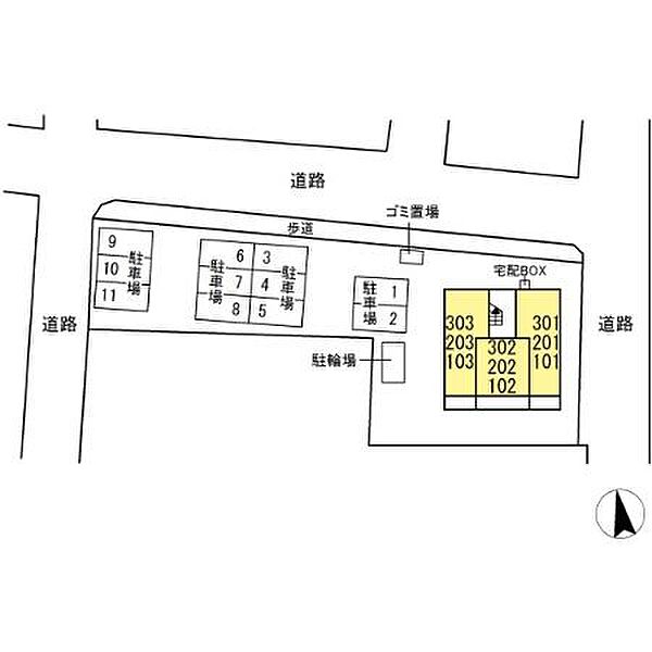 グランセレスタB 101｜茨城県土浦市桜町1丁目(賃貸アパート1K・1階・33.18㎡)の写真 その8