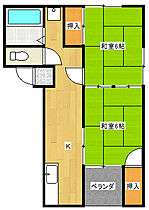 コーポタケウチ Ａ－5 ｜ 茨城県龍ケ崎市川余郷7599-1（賃貸アパート2K・2階・31.60㎡） その2