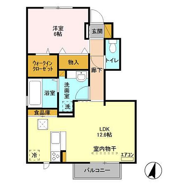 パークサイドコート 102｜茨城県龍ケ崎市南中島町(賃貸アパート1LDK・1階・49.70㎡)の写真 その2