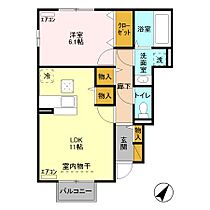 サンモールII 101 ｜ 茨城県土浦市中586-2（賃貸アパート1LDK・1階・45.33㎡） その2