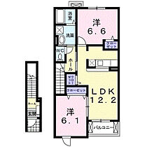 フォレストＫ 202 ｜ 茨城県龍ケ崎市川原代町3647-3（賃貸アパート2LDK・2階・58.86㎡） その2