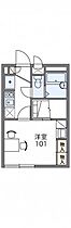 レオパレスティンカーベル 202 ｜ 茨城県稲敷郡阿見町中央8丁目2-8（賃貸アパート1K・2階・23.18㎡） その2