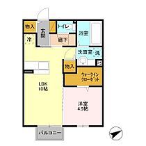 アイリス 201 ｜ 茨城県牛久市ひたち野東2丁目25-17（賃貸アパート1LDK・2階・40.29㎡） その2