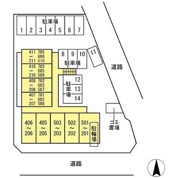 アルカンシェル 505｜千葉県柏市若柴(賃貸マンション2LDK・5階・66.60㎡)の写真 その3