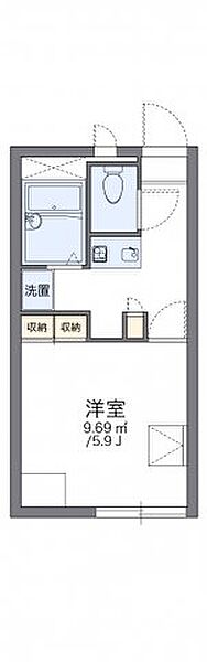レオパレススプリングＡ 103｜千葉県柏市しいの木台2丁目(賃貸アパート1K・1階・20.28㎡)の写真 その2