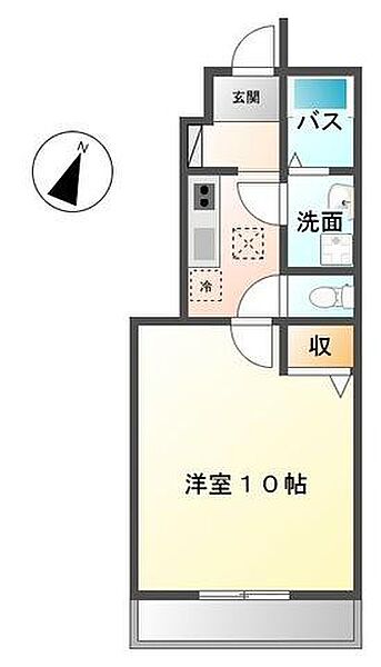 ブランジュ南逆井 103｜千葉県柏市南逆井1丁目(賃貸アパート1K・1階・31.40㎡)の写真 その2