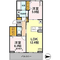 Ferro Palazzo C棟 301 ｜ 千葉県流山市木2丁目25番地の20（賃貸アパート2LDK・3階・57.77㎡） その2