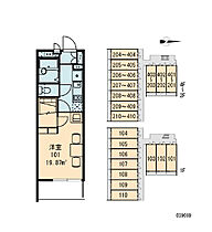 レオパレス沼南7 309 ｜ 千葉県柏市泉町6-40（賃貸マンション1K・3階・19.87㎡） その3