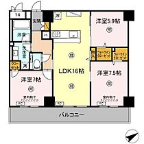 リラッサーレ 205 ｜ 千葉県柏市小青田1丁目6-5（賃貸マンション3LDK・2階・78.88㎡） その2