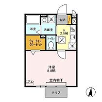 サンモールII 102 ｜ 千葉県柏市北柏2丁目8-4（賃貸アパート1K・2階・29.25㎡） その2