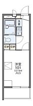 レオパレスフォレスト 102 ｜ 千葉県柏市豊住5丁目14-24（賃貸マンション1K・1階・19.87㎡） その2