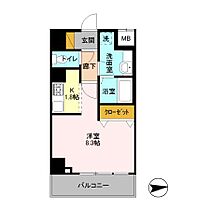 アヴェニール柏の葉 503 ｜ 千葉県柏市若柴164-3 中央153街区9（賃貸マンション1K・5階・30.10㎡） その2